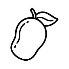 Mango Tropical Fruit Icon Design