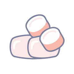 Marshmallow Soft Candy Icon Design