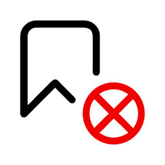 Unfavorite Remove from Saved Icon Design