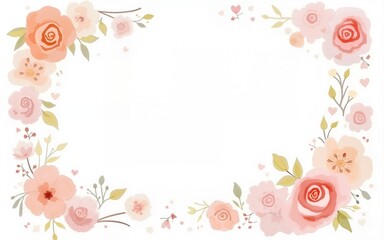 Grandparents day, watercolor, background surrounded by white July 23 Generative AI. High quality