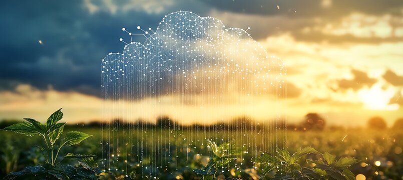 Water-saving drip system connected to cloud-based analytics  - Powered by Adobe