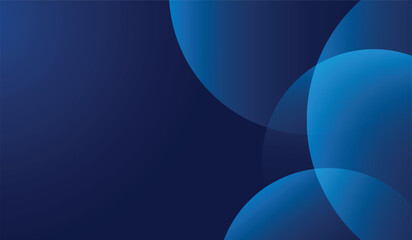 Modern blue abstract background with elegant bright circle lines.