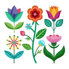 Simple Floral Illustration Set