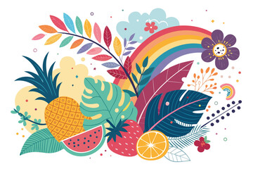 Autumn Landscape with Trees – Colorful Abstract Pattern Background, Seasonal Foliage Design, Fall Nature Scene, Vector Illustration, Autumn Template, Summer to Fall Concept Art

