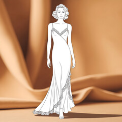 he id a dress