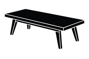 coffee table vector icon
