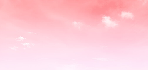Pink sky nature background pastel dreamy fluffy gradient peaceful fantasy abstract cute cloudy nature environment.