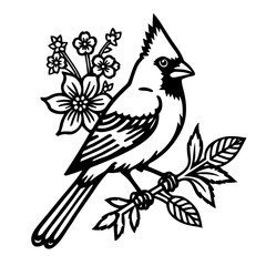 bird on branch