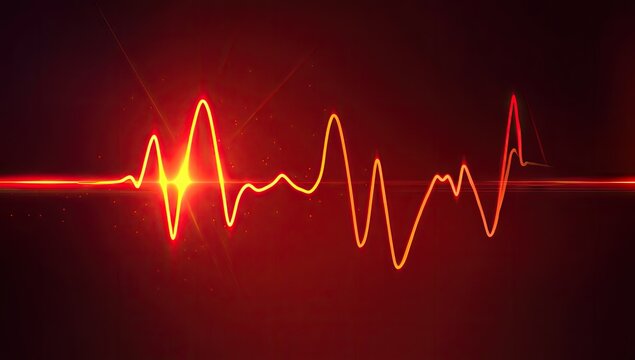 Graphic representation of a pulsating wave.