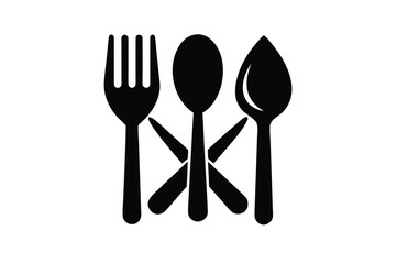 cutlery set vector icon