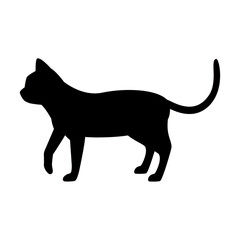 ねこのシルエット1