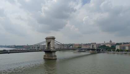 Fototapeta premium Budapest's Liberty Bridge Majestic View