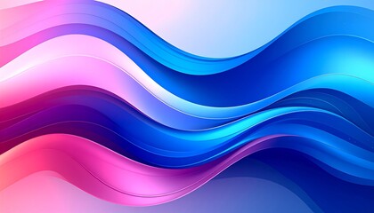 Naklejka premium Abstract Wave Design with Vibrant Colors