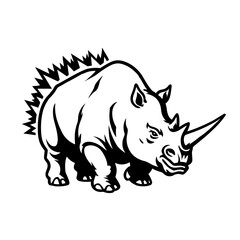 rhino vector illustration