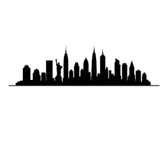 Fototapeta premium city skyline vector