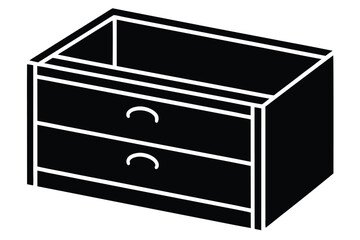 pull out drawer vector icon