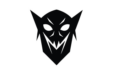 scary mask vector icon