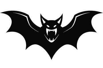 screeching bat vector icon