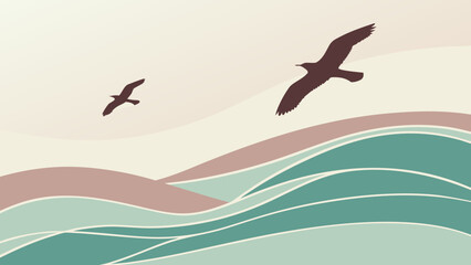 dolphins in the sea