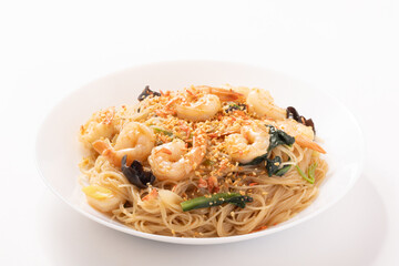 チャオミーフェン（台湾焼きビーフン　干しエビ入り）