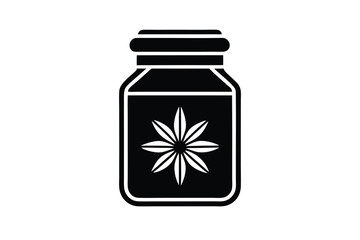 spice jar vector icon