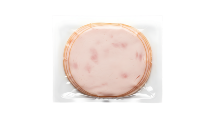 Closeup of sliced turkey meat in vacuum packaging isolated on transparent background, showcasing the fresh, proteinrich product perfect for lunch, sandwich, or cold cut