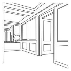 Cozy Interiors Hand Drawn Home Accents