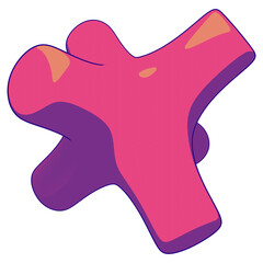 Abstracct y2k object