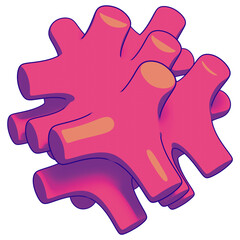 Abstracct y2k object