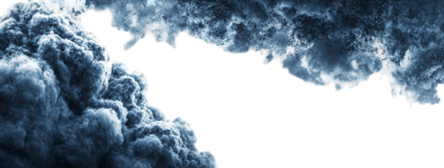 Dark storm clouds, dramatic silhouette