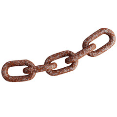 Obraz premium Some rusty chain 