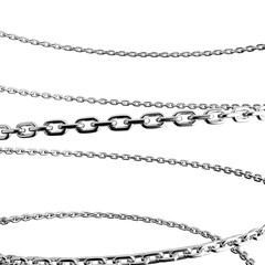 Silver chromatic chain