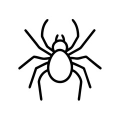 Obraz premium spider on a white background