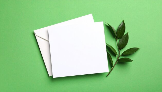 green sheet of paper