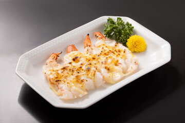 赤エビ　チーズ焼き