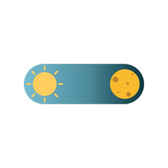 sun to moon on off icon