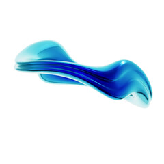 Abstract 3d rendering shape