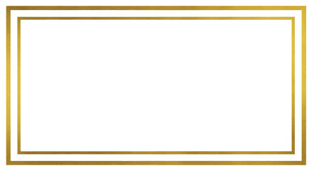 Gold ornate frame on black background (5)