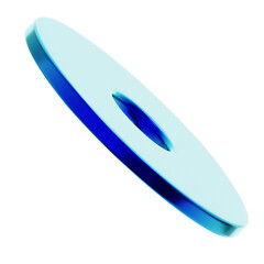 Abstract 3d rendering shape