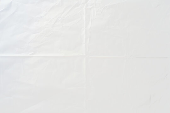 Crumpled white paper texture png overlay effect, transparent background
