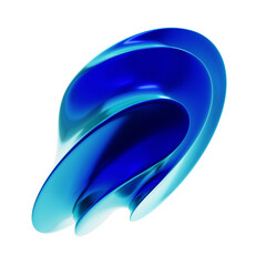 Abstract 3d rendering shape