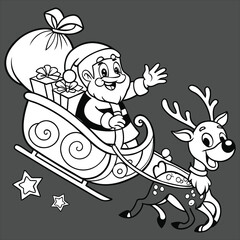 Winter Christmas composition in paper cut style .Merry Christmas text Calligraphic Lettering Vector illustration.  Merry Christmas card. Winter holiday theme. Happy New Year. Christmas cartoon. 