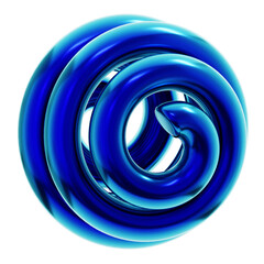 Abstract 3d rendering shape