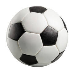 Black and white soccer ball