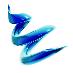 Abstract 3d rendering shape
