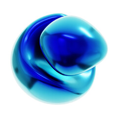 Abstract 3d rendering shape