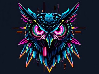 Glitch Cyber Owl