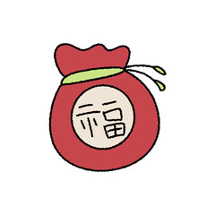 새해에 인사하며 주고 받는 복주머니