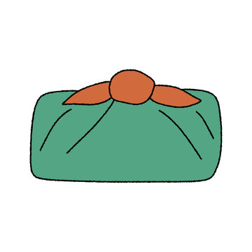 보자기로 포장한 한국의 명절 선물