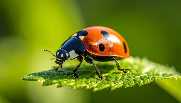 ladybug on a leaf